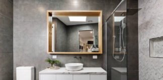 Cloakroom Vanity Unit in a bathroom