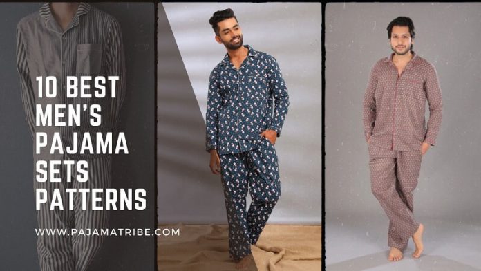 men in pajamas