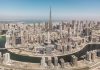 top view of burj khalifa