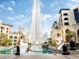 man and woman visit in Dubai