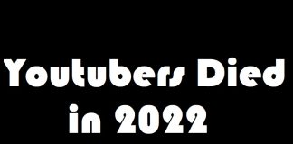 Youtubers Died in 2022