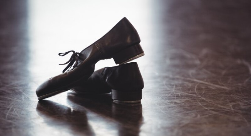 dancing shoes on floor